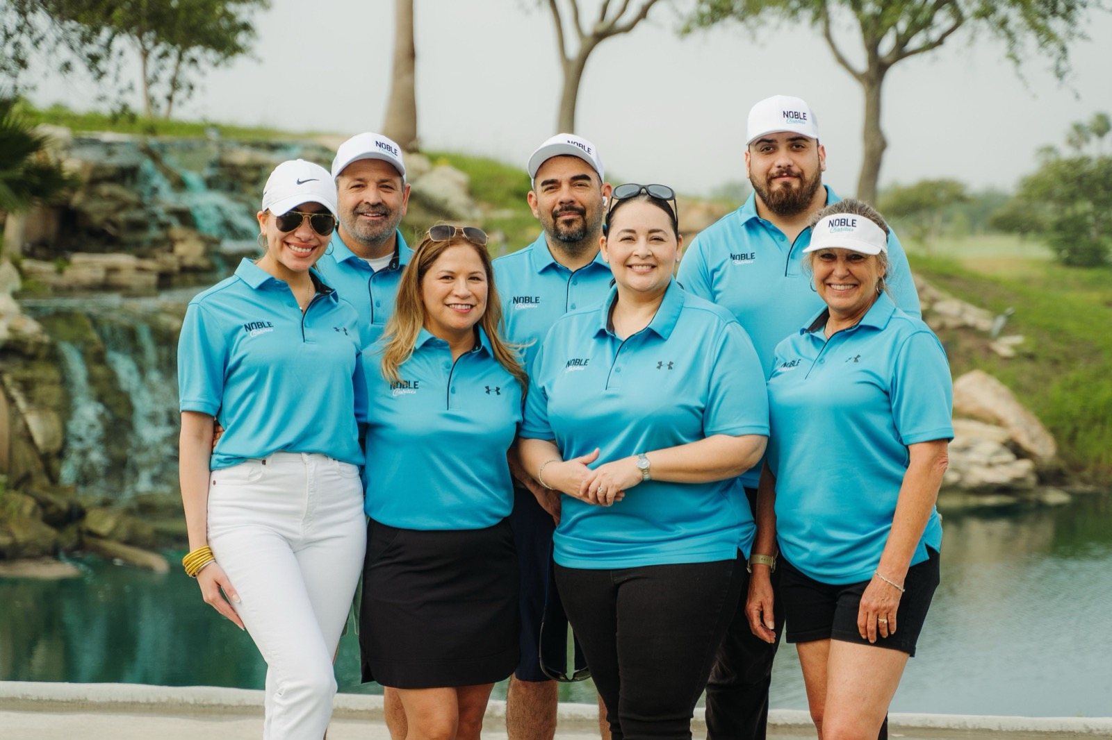 The Noble Charities team at the annual golf tournament